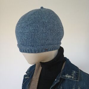 Ralph Lauren Denim & Supply Blue Melange Knit Beanie
